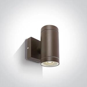 ZIDNA SVJETILJKA 2×GU10/35W/230V IP54 SMEĐA DM67130/BR