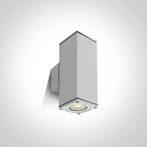ZIDNA SVJETILJKA 2XGU-10 MR16/10W/230V IP54 BIJELA DM67426C/W