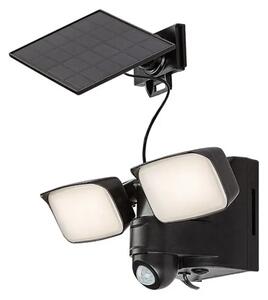 LESZNO SOLARNA SVJETILJKA LED 10/CRNA/IP54/800lm RA77091