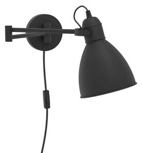 ZIDNA LAMPA 1xE27 POKRETNA, CRNA SAN PERI 97886