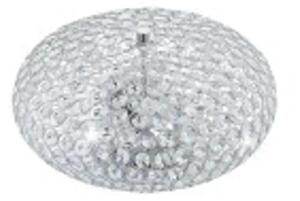 PLAFONJERA 1xE27 fi350 , KROM/KRISTAL CLEMENTE 95284