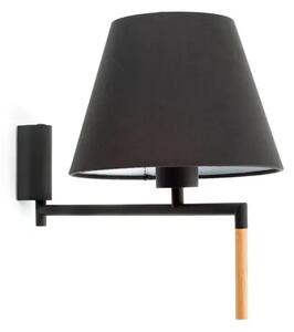 RON DARK GREY ZIDNA SVJETILJKA CRNA SHADE FR64400-12