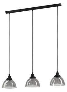 VISILICA 3xE27 D-905, CRNA/CRNO STAKLO BELESER 98384