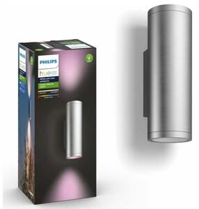 Appear PHILIPS HUE WACA EU ZIDNA SVJETILJKA INOX 2x8 8718696176207