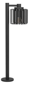 VANJSKA STAJAĆA LAMPA 1xE27 V-845, IP65, CRNA/PROZIRNA SELINUS 900684