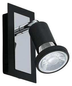 REFLEKTOR 1xLED GU10, 1X5W, 400lm, KROM/CRNA SARRIA 94963