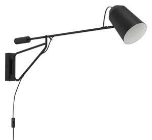 ZIDNA LAMPA 1xE27 CRNO/BIJELA, POKRETNA LORETO 1 900614
