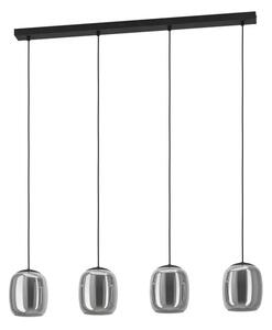 VISILICA 4xE27 D-975, CRNA/STAKLO SIVO CIAMPINO 901193