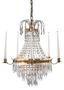 KRAGEHOLM LUSTER 3L ANTIQUE/MC E14 MA100602