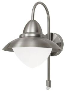 VANJSKA ZIDNA LAMPA 1xE27 SENZOR, INOX SIDNEY 87105
