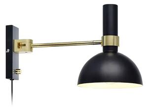 LARRY ZIDNA SVJETILJKA 1L BLACK/BRUSHED BRASS E27 MA106970