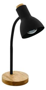 STOLNA LAMPA 1xE27 DRVO/CRNA VERADAL 98831
