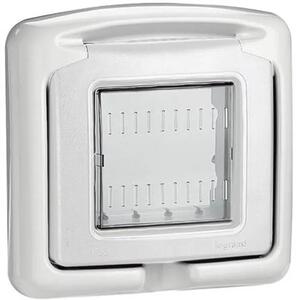 CLASSIA N/Ž OKVIR S POKLOPCEM IP55 2M SIVI 27602