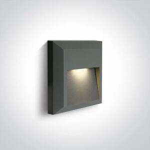VANJSKA ZIDNA SVJETILJKA LED 2W/CCT/2700-3300-4000K/60lm/IP65 ANTRACIT DM67388B/AN/V