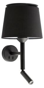 SAVOY BLACK ZIDNA SVJETILJKA W/READER BLACK SHADE FR20303-93