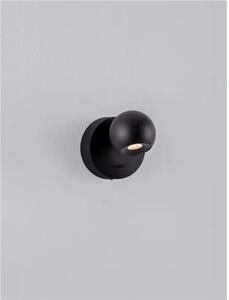 SFERA ZIDNA LAMPA LED /3000K/6W/576Lm/CRNA NL9540255