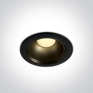 UGRADBENA SVJETILJKA LED/12W/3000K/960lm/45°/240V IP20 CRNA DM10112Z/B/W