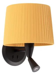SAMBA BLACK READER ZIDNA SVJETILJKA RIBBONED LAMPSHADE E2 FR64309-36