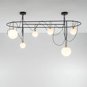 Nh S5 ELLIPTIC LUSTER CRNI/STARO ZLATO 46W 220-240V 3772lm AR1279010A