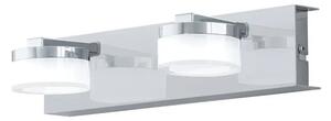 ZIDNA LAMPA 2xLED 2X7,2W, 2X570lm, KROM/BIJELA ROMENDO 1 96542