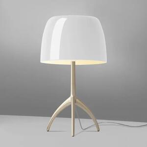 LUMIERE PICCOLA STOLNA SVJETILJKA E14 PRIGUŠIVA BIJELA BOJA ŠAMPANJCA FN026021EH_11D