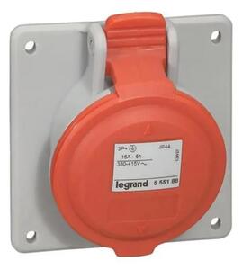 UTIČNICA UGRADNA POD KUTEM 16A PŽ 380-415V 3P+N+E LE555189