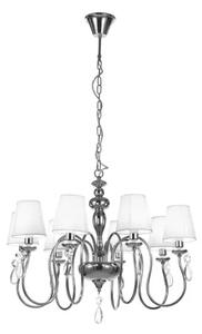 LUSTER ADELYN 8XE14/40W METAL/BIJELA NL8076603#