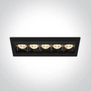 UGRADBENA SVJETILJKA LED 20W WW 38deg IP20 230V CRNA DM51506B/B/W