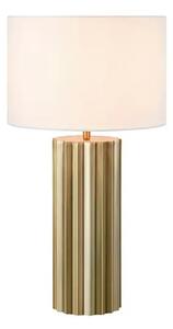 HASHIRA STOLNA LAMPA 1L ANTIQUE BRASS/OFFWHITE E27 MA108669