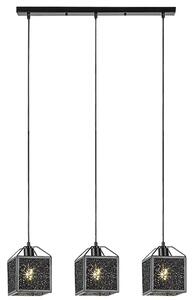 SAMILO LUSTER E27 3X MAX 40/CRNA/IP20 RA72219