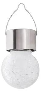 YOLA SOLARNA SVJETILJKA LED 0,06/SATENASTI KROM/IP44/1lm RA7850