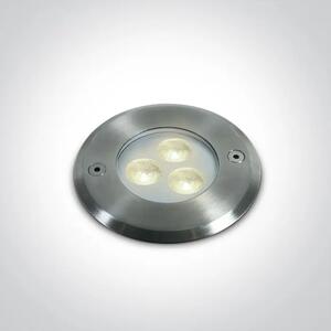 UGRADBENA VANJSKA PODNA SVJETILJKA LED 3x1W CW SS316 IP68 24V DM69066A/C