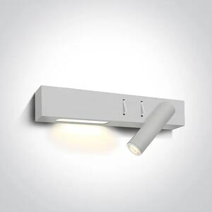 ZIDNA SVJETILJKA LED 3W+6W WW IP20 230v DESNA DM65146A/W/W