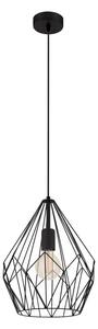 VISILICA 1xE27 CRNA CARLTON 49257