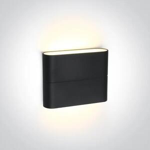 ZIDNA SVJETILJKA LED/2x3W/3000K/2x210lm/230V/IP54 ANTRACIT DM67376/AN/W