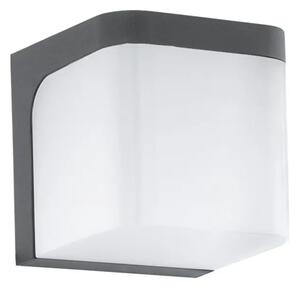 VANJSKA ZIDNA LAMPA 1xLED 6W, ALU GUS/CRNA JORBA 96256