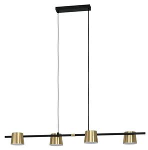 VISILICA 4xLED GU10, 4X5W, D-1155, CRNA/MESING ALTAMIRA 39985