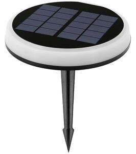 Aigostar - LED Solarna lampa LED/0,6W/2V 16,5 cm 3200K/400K/6500K IP65 crna