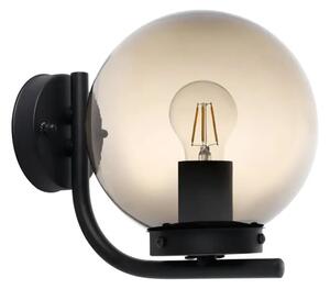 VANJSKA ZIDNA LAMPA 1xE27 PR-200, CRNA/TAMNO STAKLO TAVERNA 99586