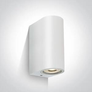 ZIDNA SVJETILJKA 2XGU-10 IP65 BIJELA DM67142G/W