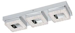 PLAFONJERA 3x LED 3X4W, KROM/KRISTAL FRADELO 95656