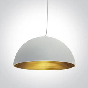VISILICA BIJELA MESING E27 BRASS REFLEKTOR DM63022B/W/BS