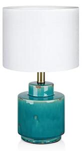 COUS STOLNA LAMPA ANTIQUE PLAVA/BIJELA E27 MA106606