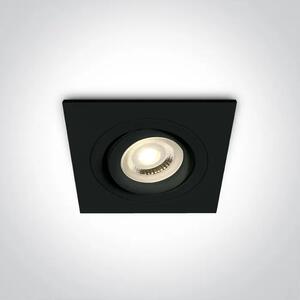 UGRADBENA SVJETILJKA 1×GU10/50W/MR16/230V IP20 CRNA DM51105ABG/B