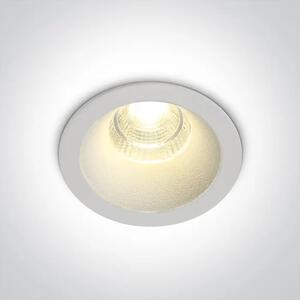 UGRADBENA SVJETILJKA LED/7W/3000K/560lm/50°/240V IP20 BIJELA DM10107DC/W/W