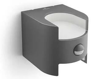 ZIDNA SVJETILJKA GRASS SA SENZOROM LED 2x4,5W/2700K/800lm/IP44/ANTRACIT 17322/93/16
