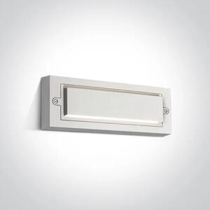ZIDNA SVJETILJKA LED 6W 3000K DARK LIGHT IP65 BIJELA DM67502B/W/W