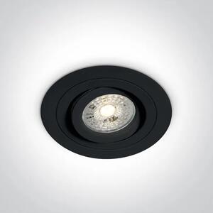 UGRADBENA SVJETILJKA 1×GU10/50W/MR16/230V IP20 CRNA DM11105ABGL/B