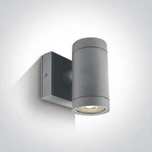 ZIDNA SVJETILJKA 1X35W GU-10 IP54 SIVA DM67130E/G