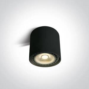 STROPNA SVJETILJKA CILINDAR GU10 15w IP20 CRNA DM12144/B